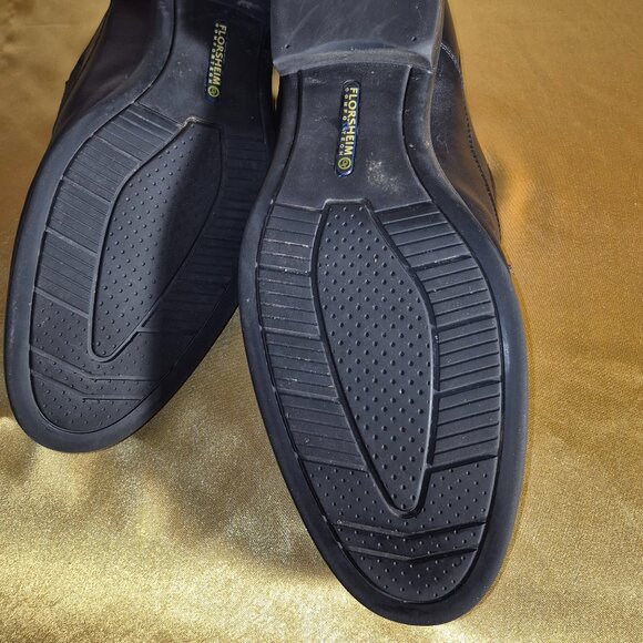 Florsheim slip on loafers, Black, comfort tech, in size 11 main image 12